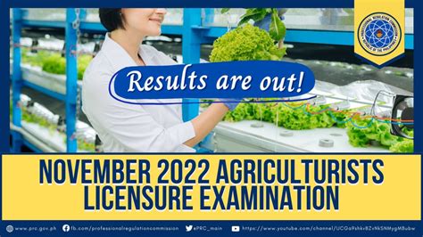 agriculture board exam result|November 2022 Agriculturist Licensure Examination Results .
